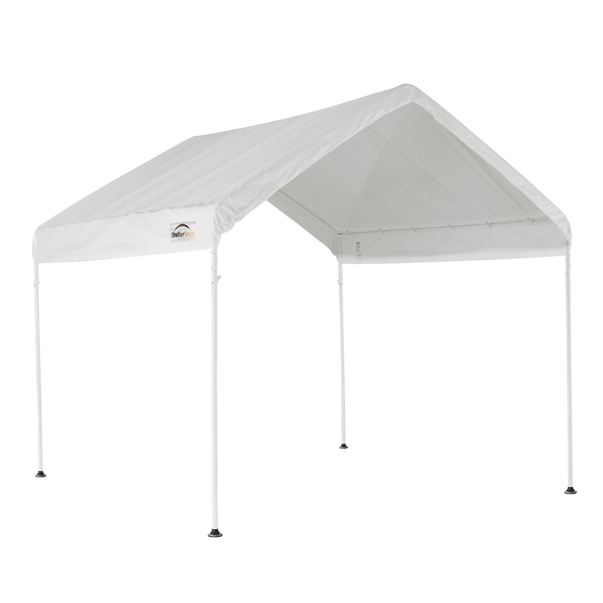 ShelterLogic MaxAP Compact Canopy - 10ft. x 10ft., White, Steel Frame, Waterproof, Model# 23521